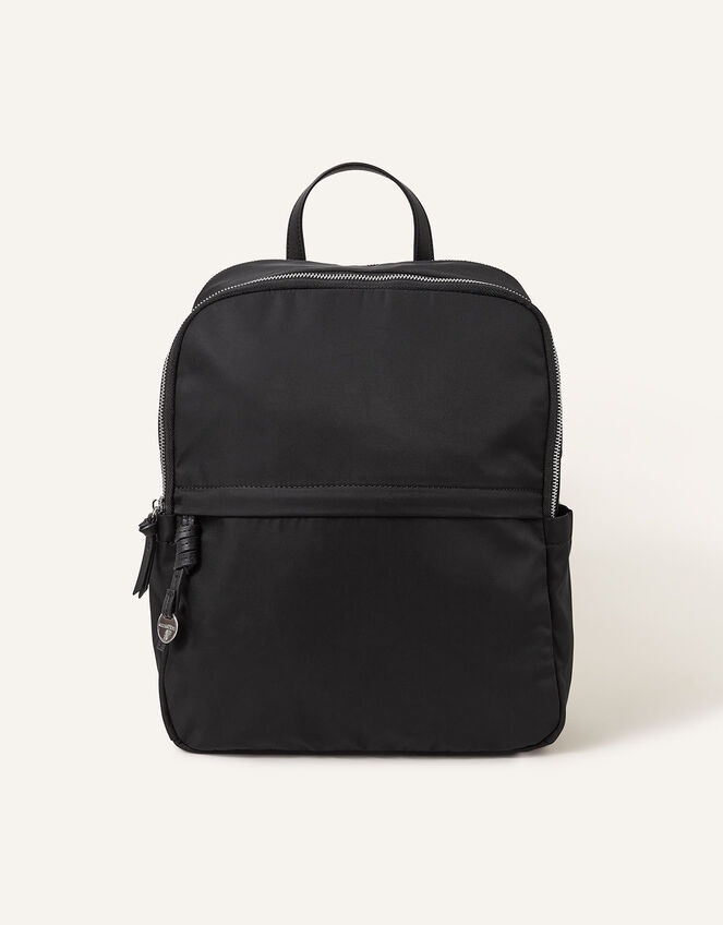 Plain Nylon Rucksack, , large
