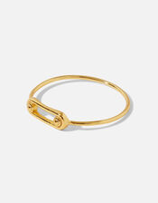 Gold Vermeil Chain Ring, Gold (GOLD), large
