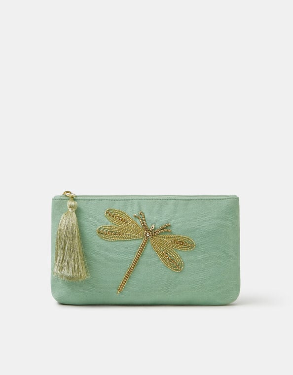 Beaded Dragonfly Pouch, , large