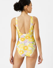 Lexi Sunflower Swimsuit, Yellow (YELLOW), large