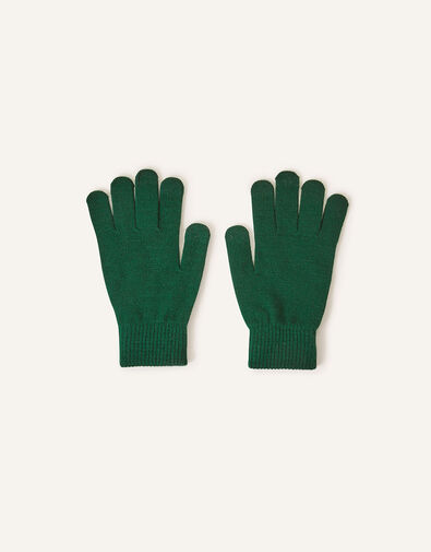 Super Stretch Touch Gloves, Green (GREEN), large