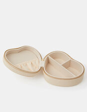 Quilted Heart Travel Jewellery Box, , large
