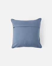 Embroidered Cushion Cover, Blue (BLUE), large