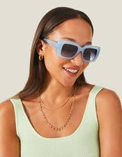Soft Crystal Square Sunglasses, , large
