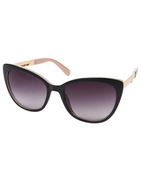 Carrie Two-Tone Cat-Eye Sunglasses, , large