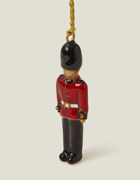 Enamel London Guard Christmas Tree Decoration, , large