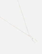 Wishbone Pendant Necklace, , large