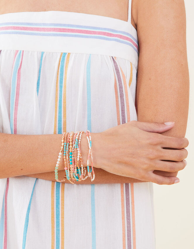Beaded Stretch Bracelets Pack, , large