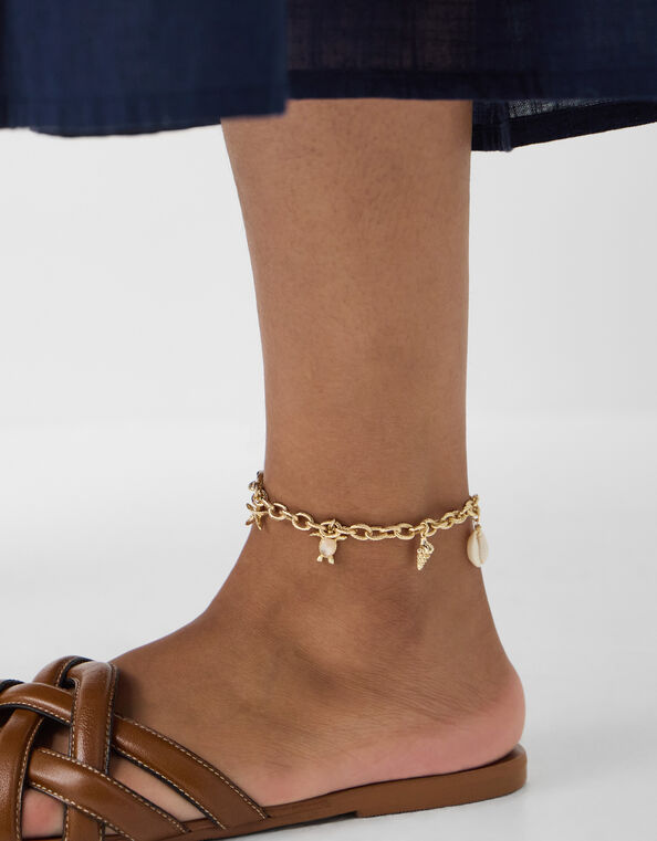 Beach Charm Anklet, , large