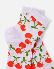 Cherry Ankle Socks, , large