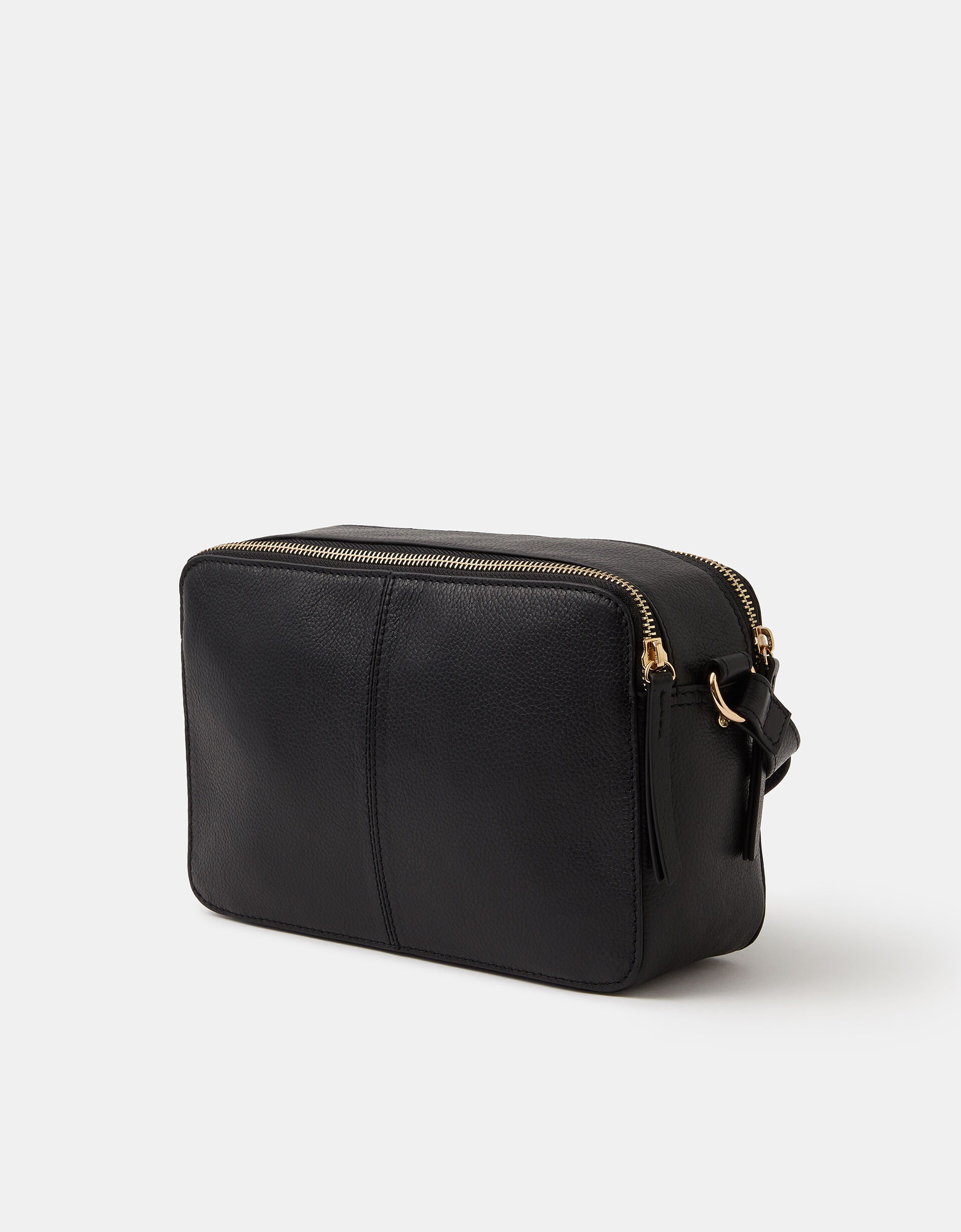Double Zip Leather Camera Bag | Leather Bags | Accessorize Global