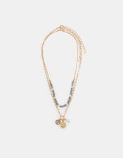2-Pack Beaded Charm Necklaces, , large