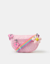 Flower Quilted Crossbody Bag, , large