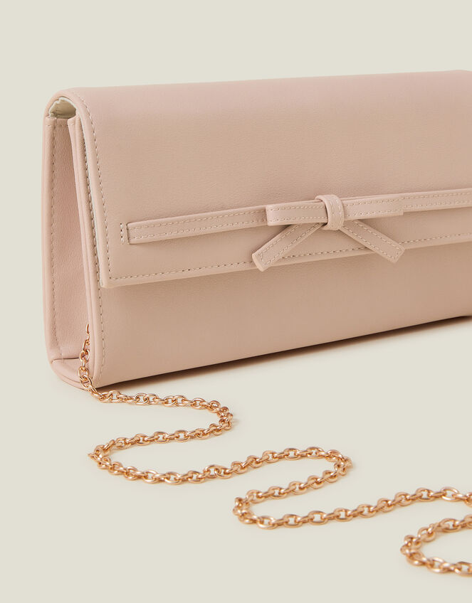 Bow Clutch Bag, , large
