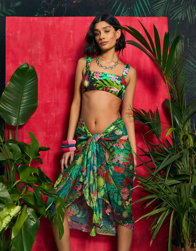 Jungle Print Sarong, , large