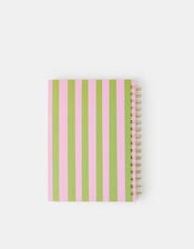 Cherry Stripe Spiral Notebook, , large