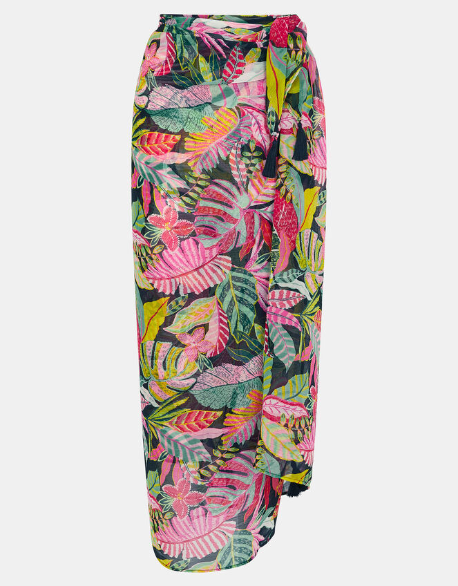 Tropical Print Sarong, , large