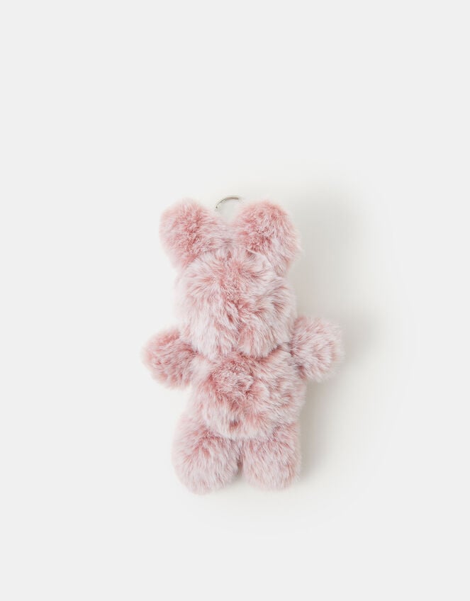 Girls Faux Fur Bunny Bag Charm, , large