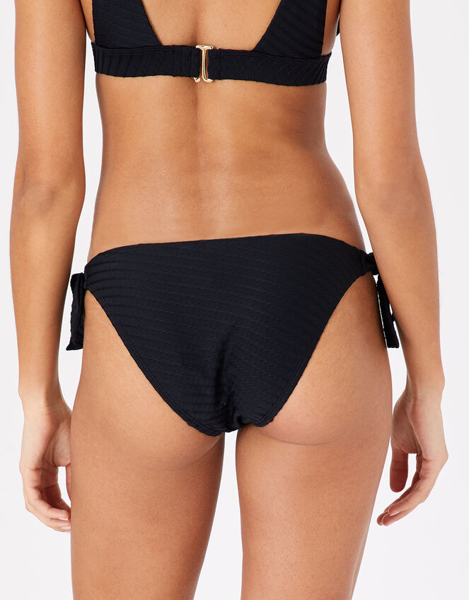 Tie Side Bikini Briefs, Black (BLACK), large