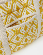 Diamond Embroidered Shoulder Bag, , large