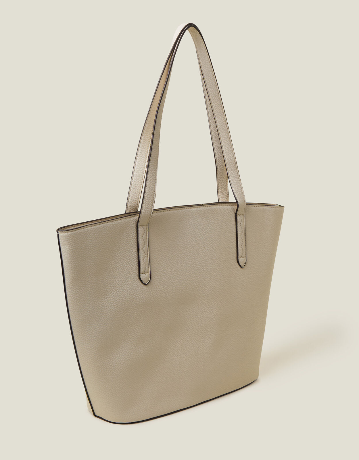 Grey floral deals embroidered tote bag