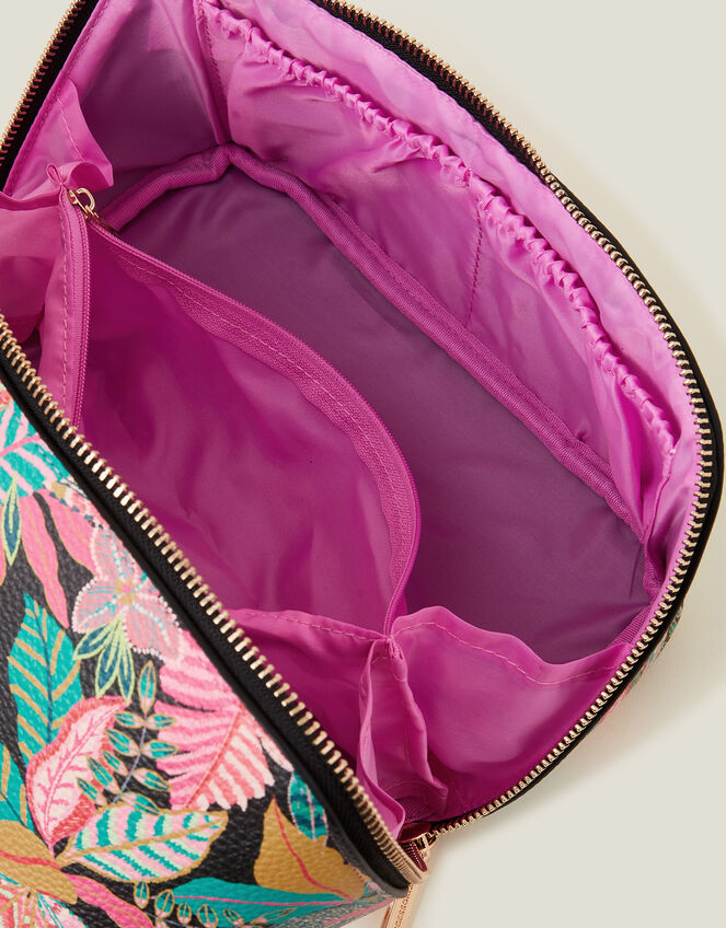 Tropical Print Wash Bag, , large