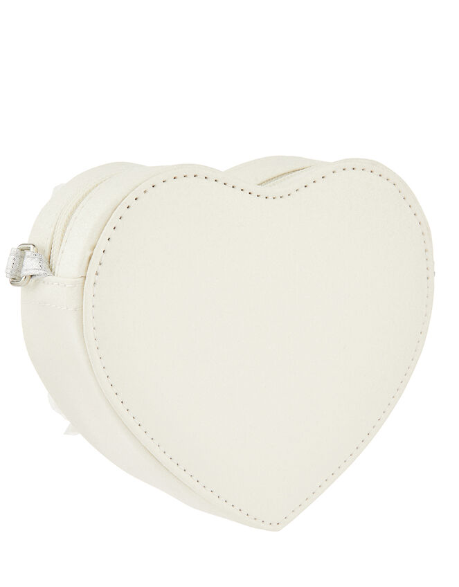 Corsage Heart Cross-Body Bag, , large