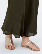 Gem Embellished Sandals, Silver (SILVER), large