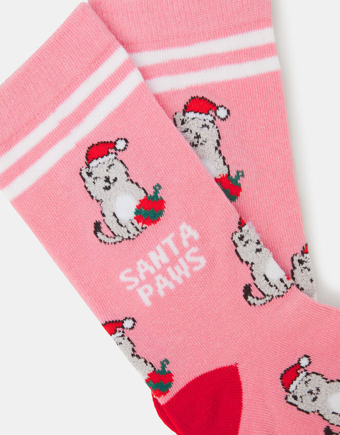 Santa Paws Christmas Socks, , large
