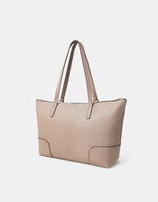 Plain Tote Bag, Brown (MOCHA), large