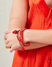 Beaded Cherry Stretch Bracelets, , large