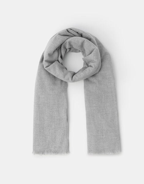 Grace Super-Soft Blanket Scarf, Grey (GREY), large