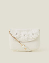 Girls Diamante Corsage Flower Bag, , large