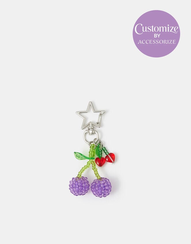 Mini Beaded Fruit Charm, , large