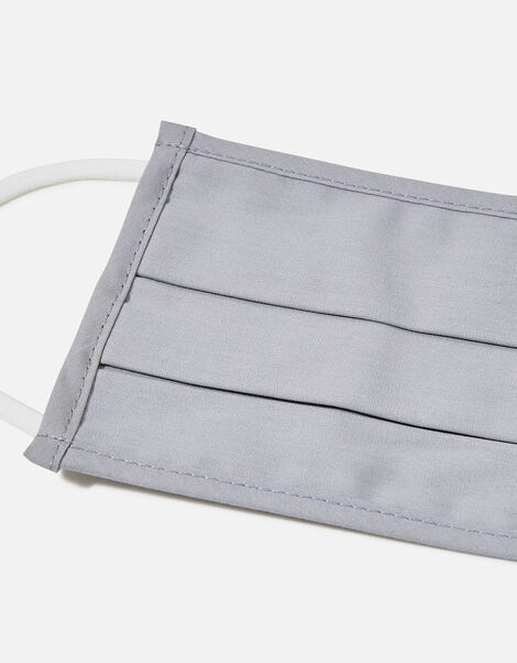 Face Covering in Pure Cotton Grey, Grey (GREY), large