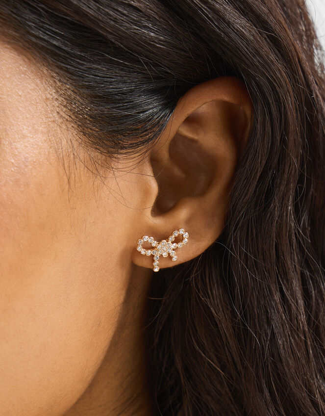 3-Pack Bow Stud Earrings, , large