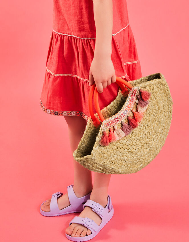 Jute Basket Bag, , large