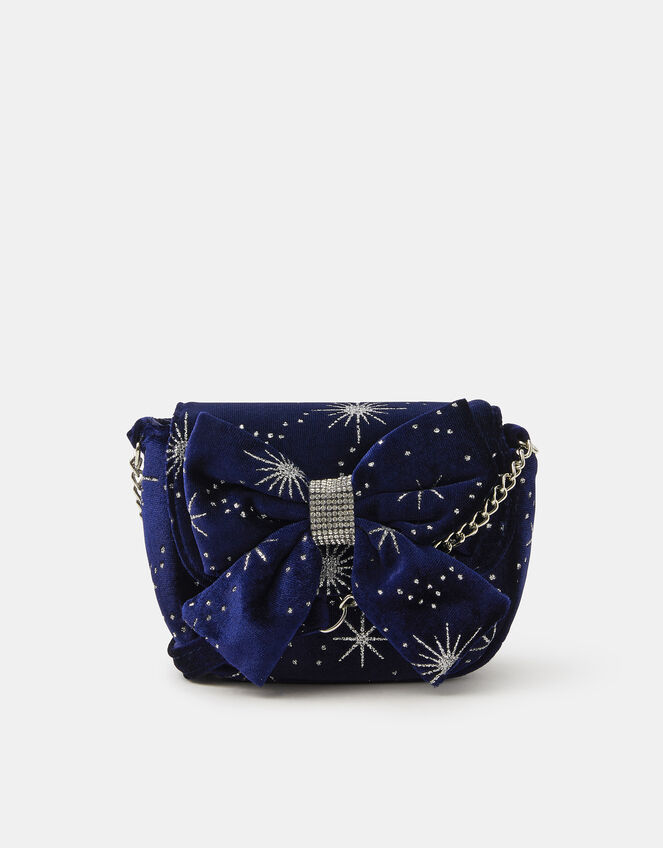 Girls Starburst Velvet Bag, , large