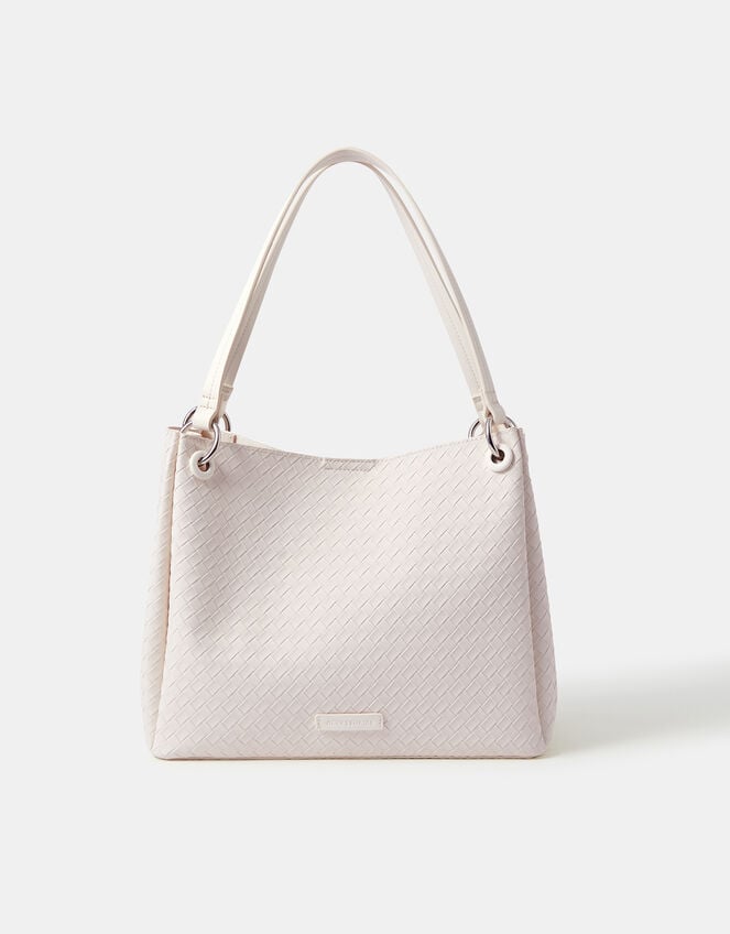 Woven Shoulder Bag, , large