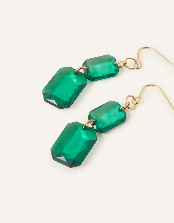 Cut Crystal Drop Earrings, , large