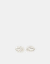 Sterling Silver Elephant Stud Earrings, Silver (ST SILVER), large