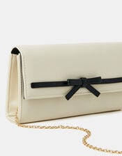 Bow Detail Clutch Bag, , large