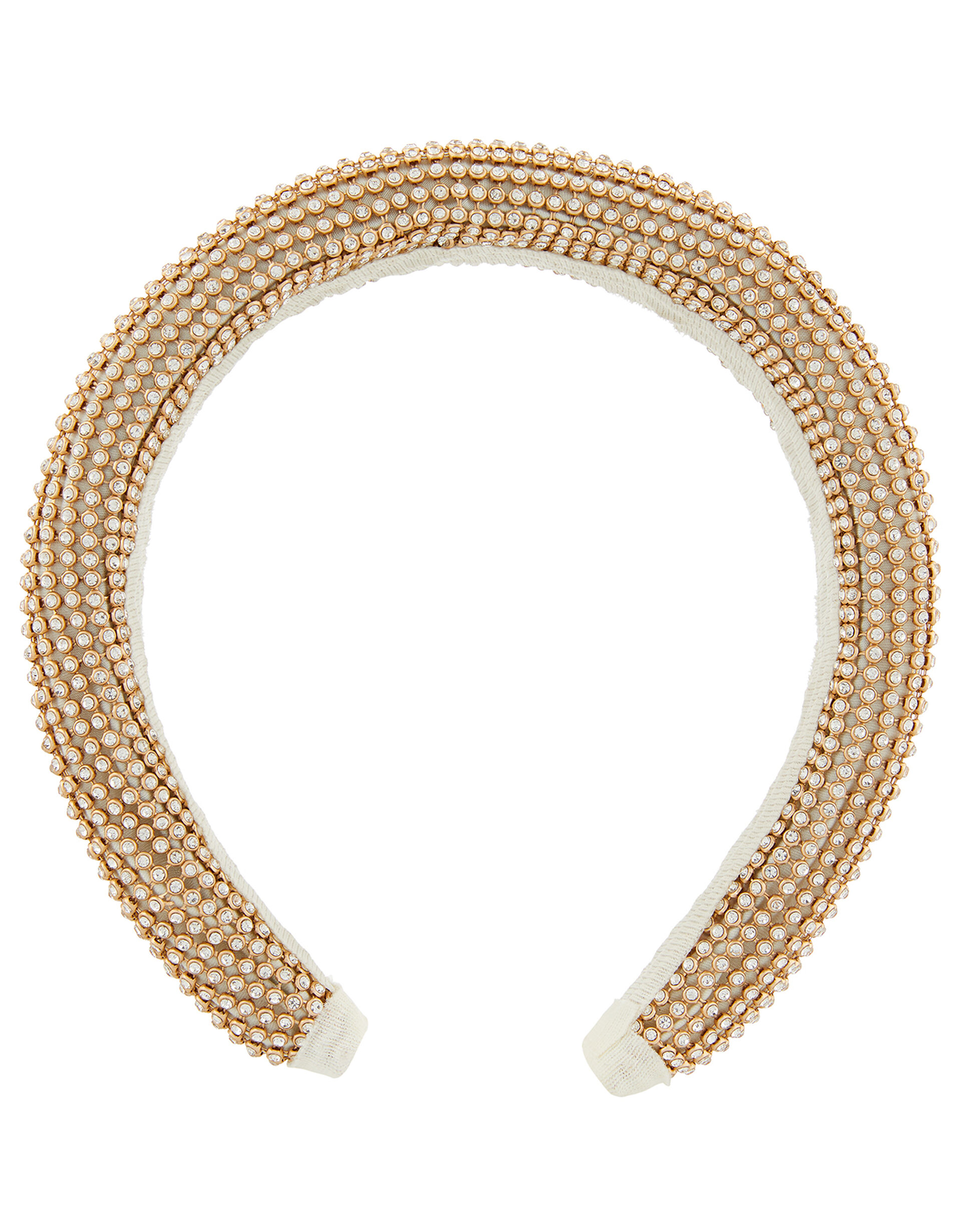 Sparkle Diamante Padded Headband, , large
