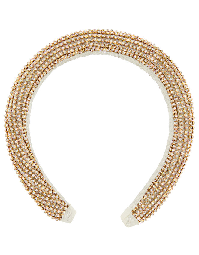 Sparkle Diamante Padded Headband, , large