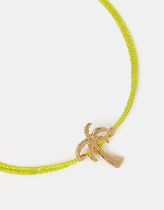 Palm Charm Cord Bracelet, , large