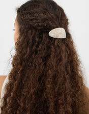 Pearlescent Barrette Hair Clip, , large