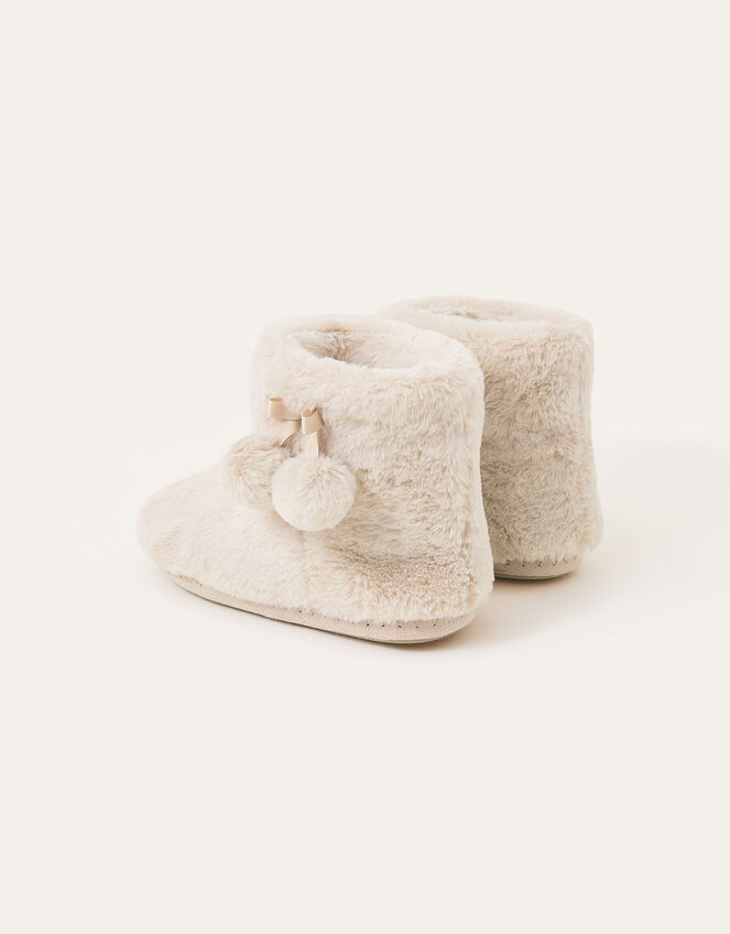 Super Soft Slipper Boots, Cream (CREAM), large