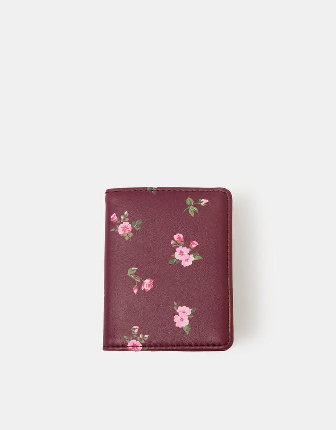 Floral Print Fold Card Holder, , large