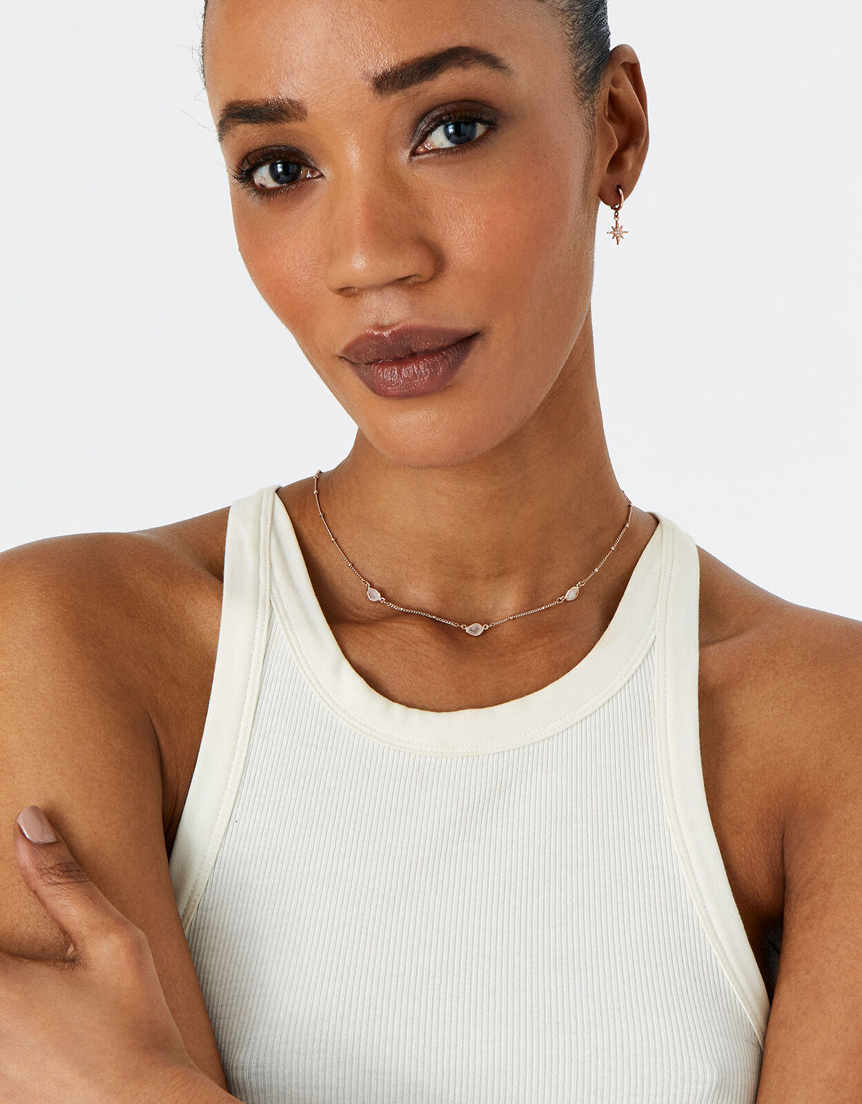 Rose gold necklace accessorize hotsell