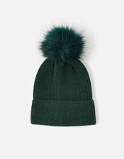 Knit Pom-Pom Beanie, , large